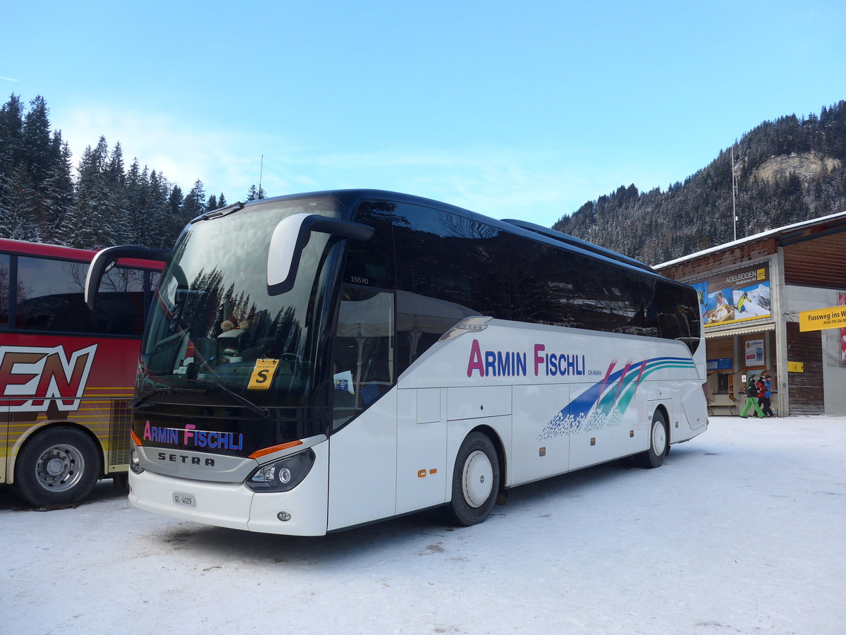 (177'746) - Fischli, N�fels - GL 4029 - Setra am 7. Januar 2017 in Adelboden, ASB