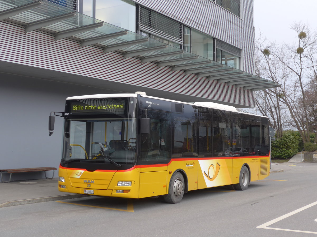 (178'375) - Gessinger, Bad Ragaz - GR 102'391 - MAN/G�ppel am 9. Februar 2017 beim Bahnhof Landquart