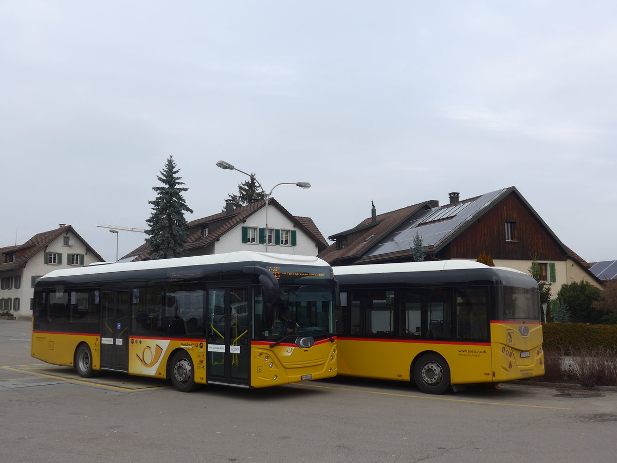 (178'473) - Moser, Flaach - Nr. 289/ZH 480'005 - G�ppel am 10. Februar 2017 in Altikon, Br�ckenwaage