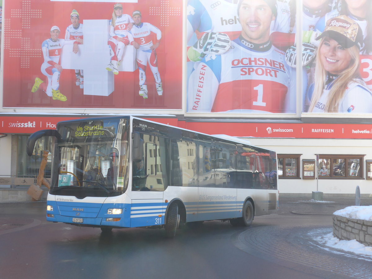 (178'594) - BSW Sargans - Nr. 311/SG 297'502 - MAN/G�ppel am 18. Februar 2017 in St. Moritz, Hotel Schweizerhof