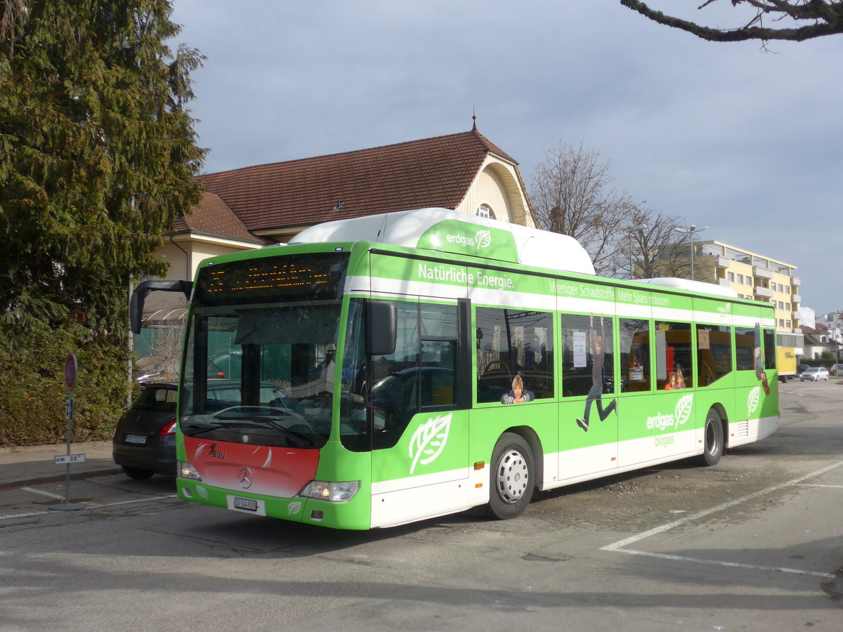(178'791) - BGU Grenchen - Nr. 25/SO 144'839 - Mercedes am 4. M�rz 2017 beim Bahnhof Grenchen S�d