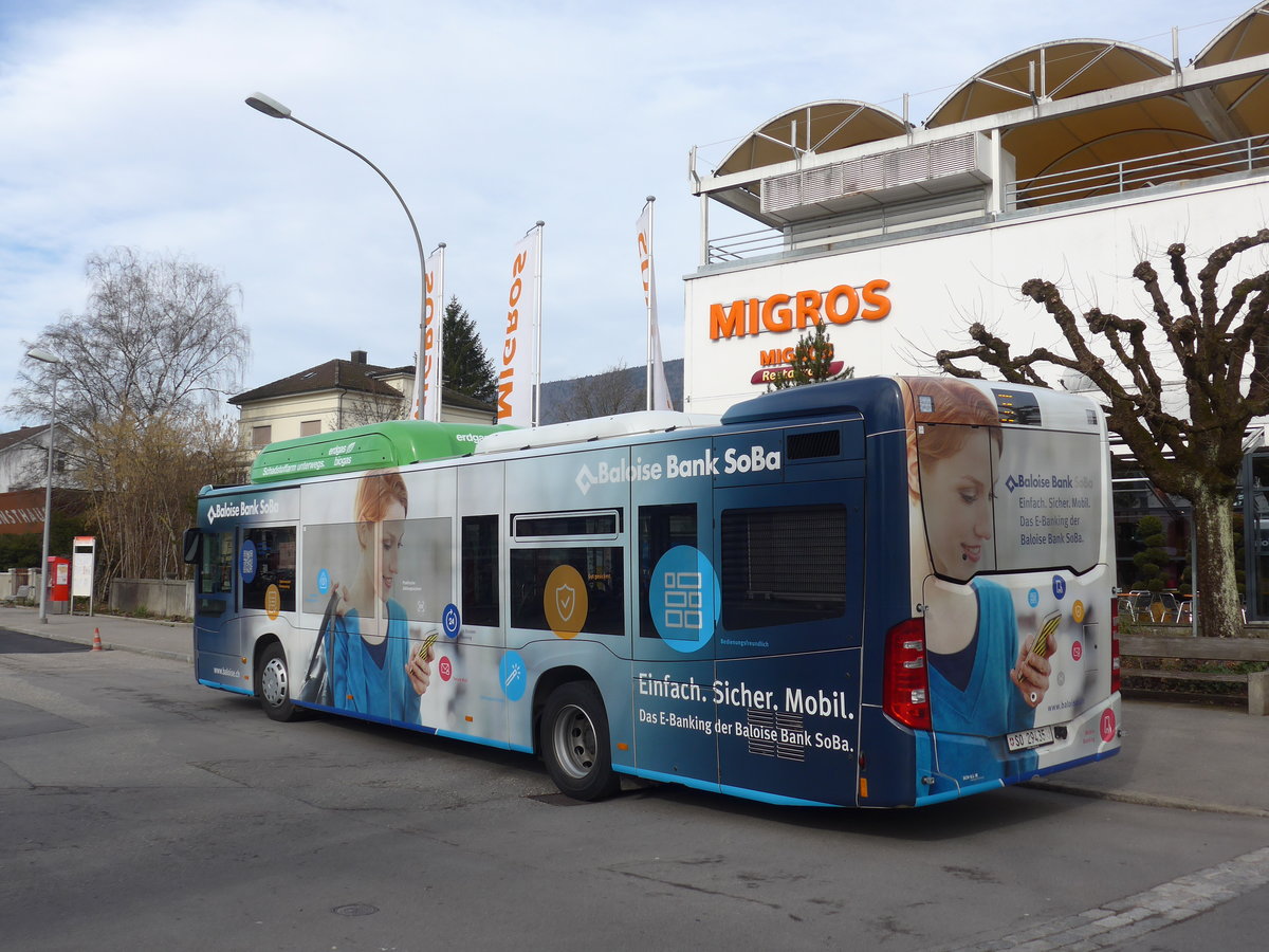 (178'799) - BGU Grenchen - Nr. 30/SO 29'435 - Mercedes am 4. M�rz 2017 beim Bahnhof Grenchen S�d