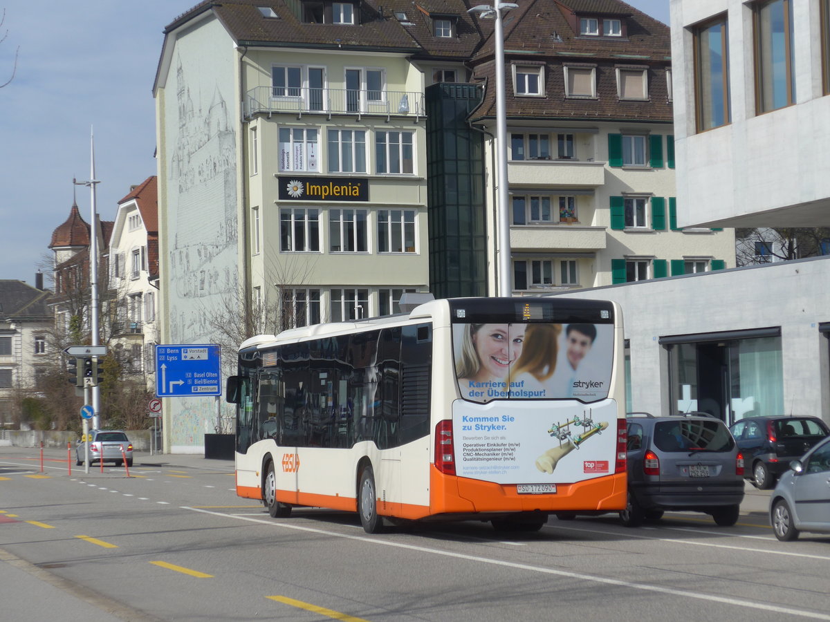 (178'809) - BSU Solothurn - Nr. 90/SO 172'090 - Mercedes am 4. M�rz 2017 beim Hauptbahnhof Solothurn