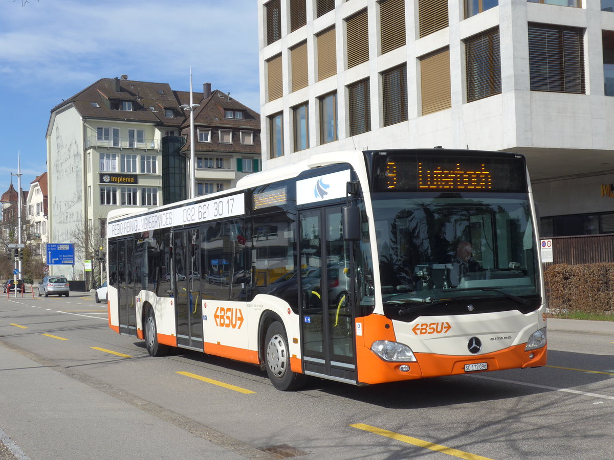 (178'817) - BSU Solothurn - Nr. 96/SO 172'096 - Mercedes am 4. M�rz 2017 beim Hauptbahnhof Solothurn