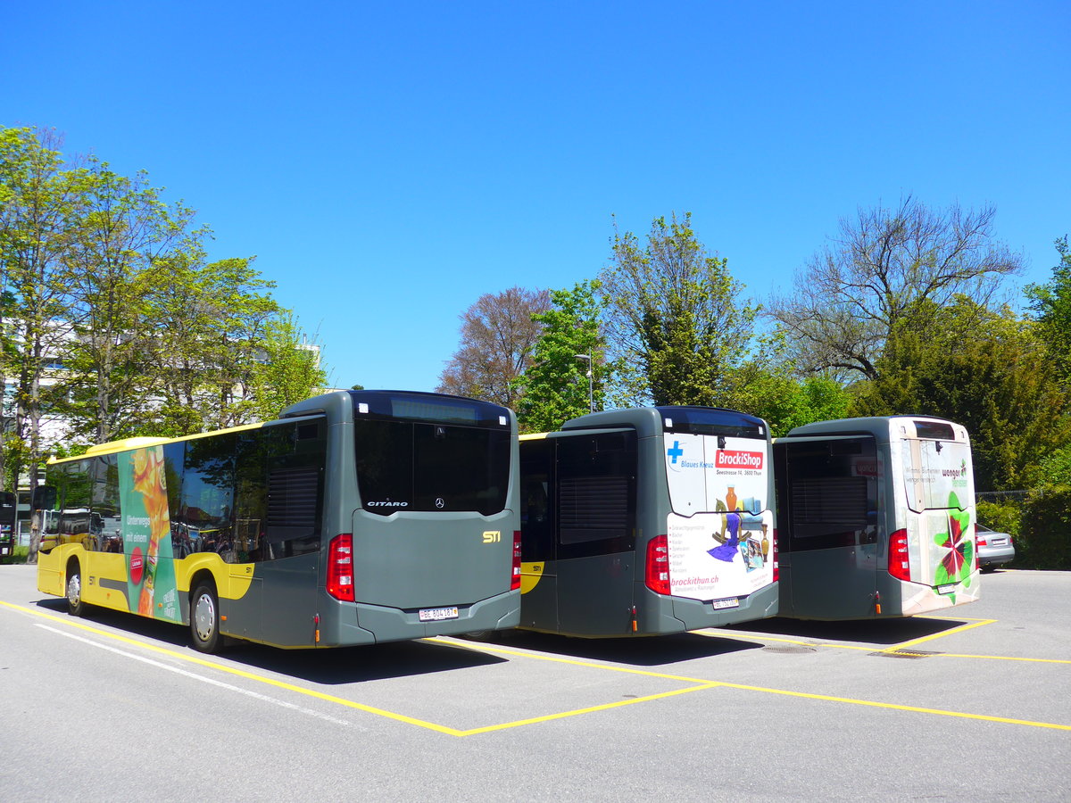(180'026) - STI Thun - Nr. 287/BE 804'187 - Mercedes am 10. Mai 2017 bei der Schiffl�ndte Thun