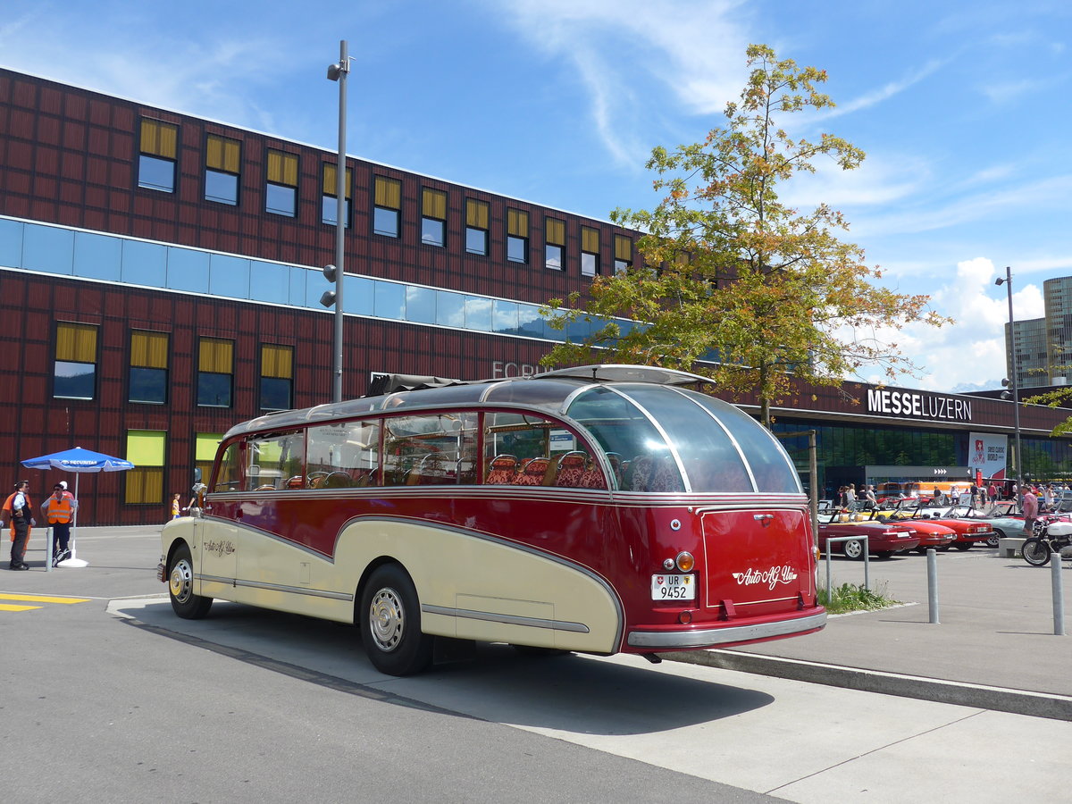 (180'873) - AAGU Altdorf - Nr. 90/UR 9452 - Saurer/FHS (ex Siegenthaler, Gr�nenmatt; ex Wildi, Luzern) am 28. Mai 2017 in Luzern, Allmend