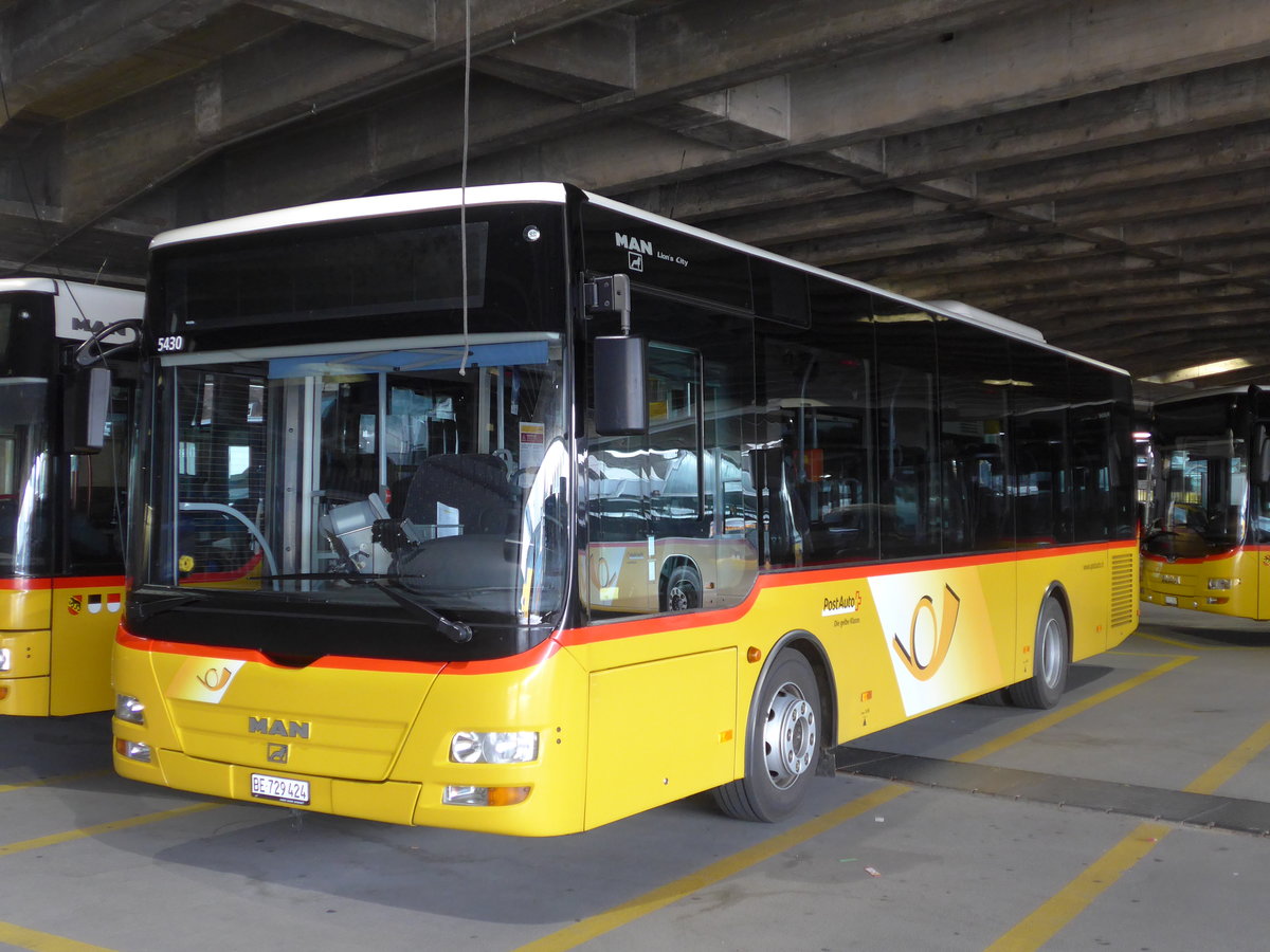 (180'935) - PostAuto Bern - Nr. 424/BE 729'424 - MAN/G�ppel (ex Matt, FL-Mauren Nr. 58) am 4. Juni 2017 in Bern, Postautostation