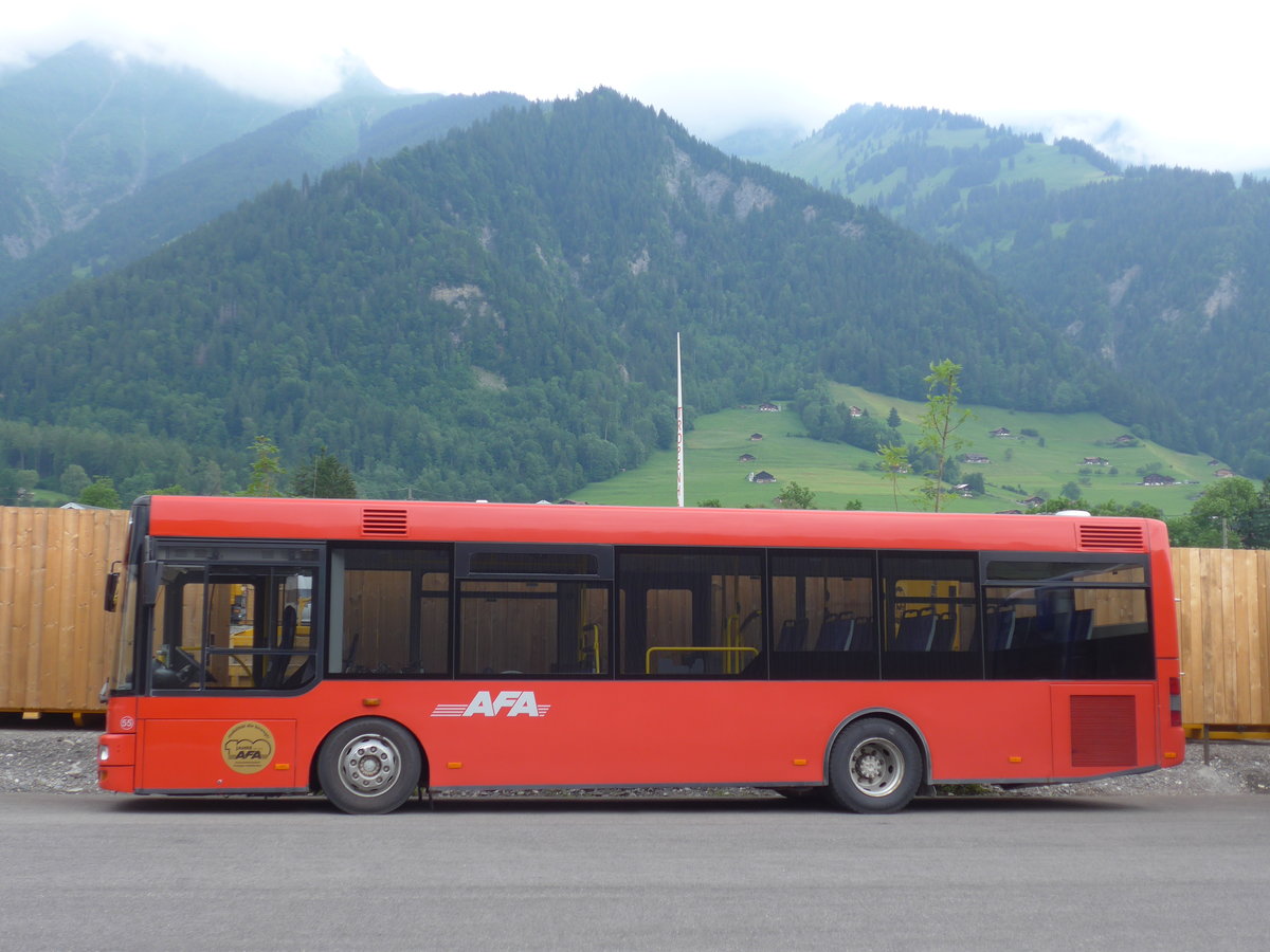 (181'098) - AFA Adelboden - Nr. 55 - MAN/G�ppel am 14. Juni 2017 in Frutigen, Garage