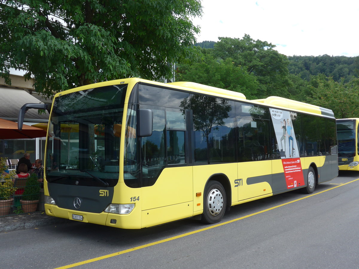(182'047) - STI Thun - Nr. 154/BE 801'154 - Mercedes am 12. Juli 2017 bei der Schiffl�ndte Thun