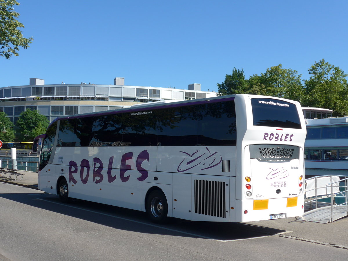(182'150) - Aus Spanien: Robles, Morc�n - 2955 JNB - MAN/Castrosua am 17. Juli 2017 bei der Schiffl�ndte Thun