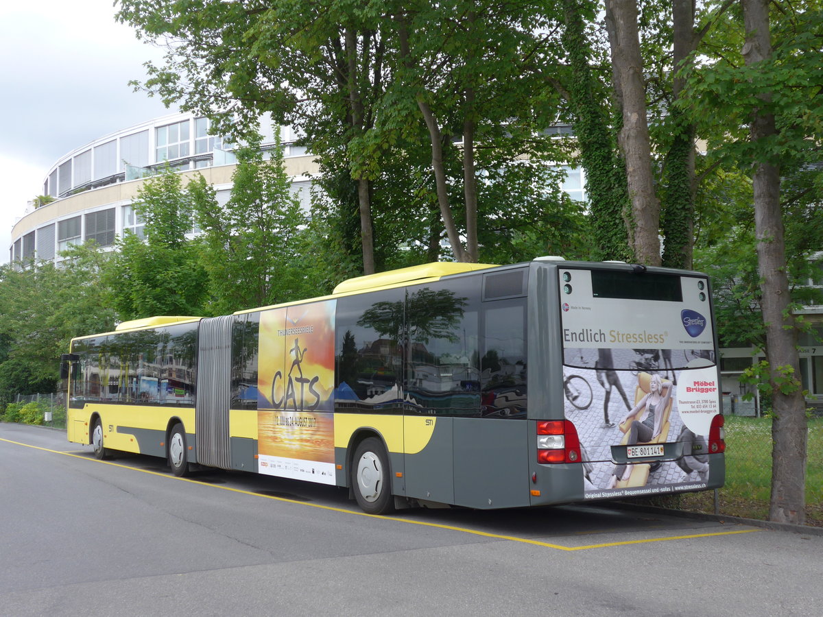 (182'194) - STI Thun - Nr. 141/BE 801'141 - MAN am 23. Juli 2017 bei der Schiffl�ndte Thun