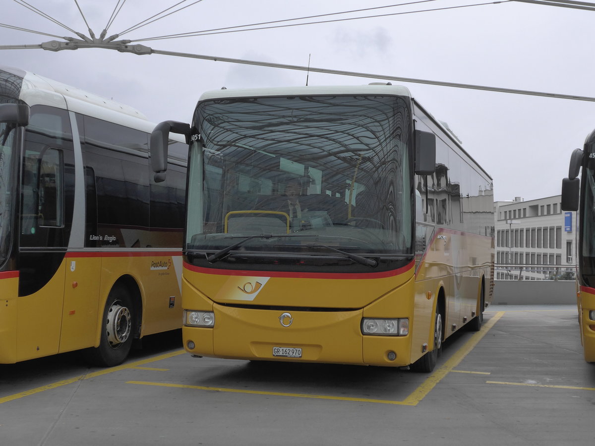 (182'236) - PostAuto Graub�nden - GR 162'970 - Irisbus am 24. Juli 2017 in Chur, Postautostation