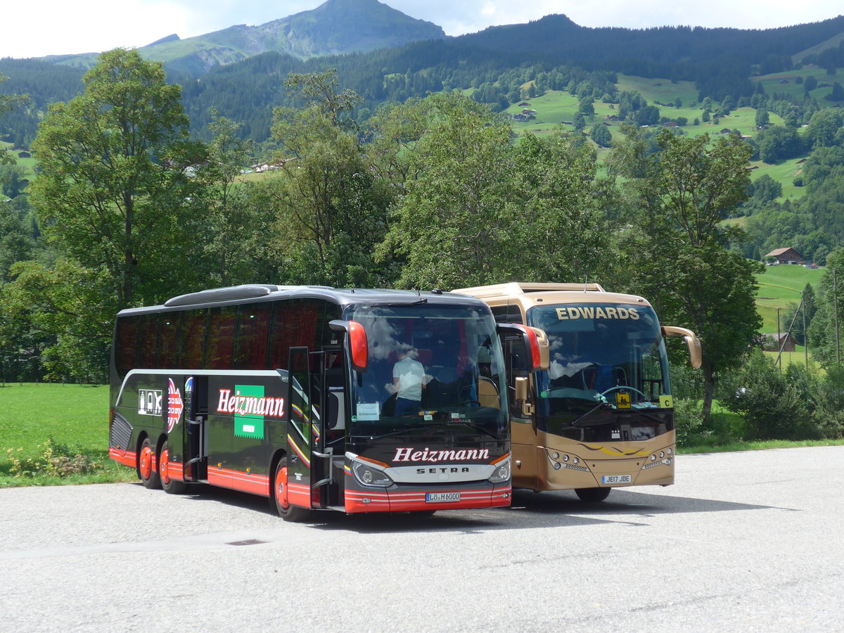 (182'365) - Aus Deutschland: Heizmann, Schopfheim - L�-H 6000 - Setra am 30. Juli 2017 in Grindelwald, M�nnlichenbahn