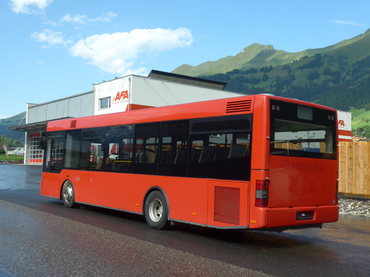 (182'436) - AFA Adelboden - Nr. 55 - MAN/G�ppel am 31. Juli 2017 in Frutigen, Garage