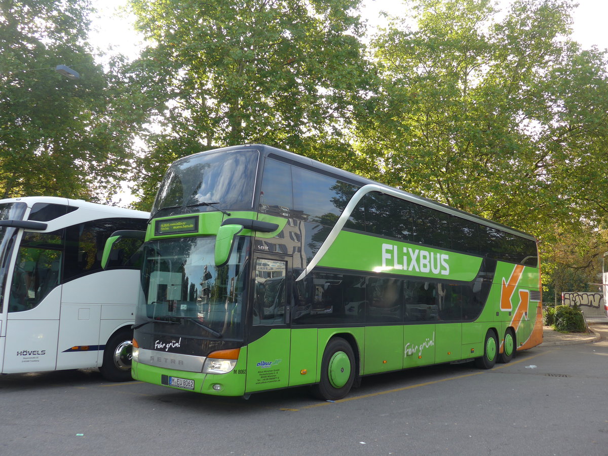(182'697) - Aus Deutschland: Albus, M�nchen - Nr. M8062/M-EU 8062 - Setra am 5. August 2017 in Z�rich, Sihlquai