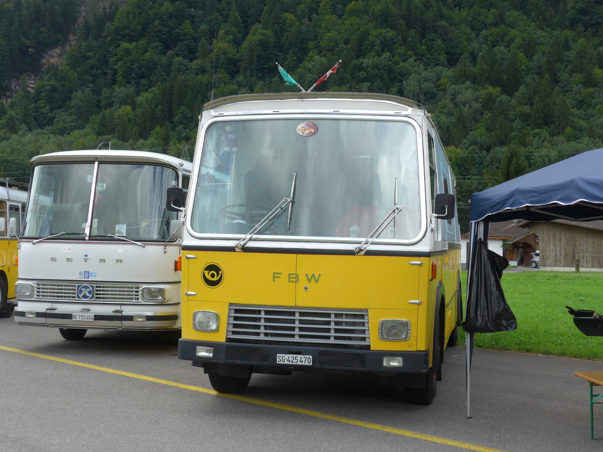 (183'542) - Wucher, Uznach - SG 425'470 - FBW/Hess (ex Sch�r, Ettenhausen; ex Fehlmann, Brittnau; ex Landolt, Langenthal; ex P 24'174) am 19. August 2017 in Unterbach, Rollfeld
