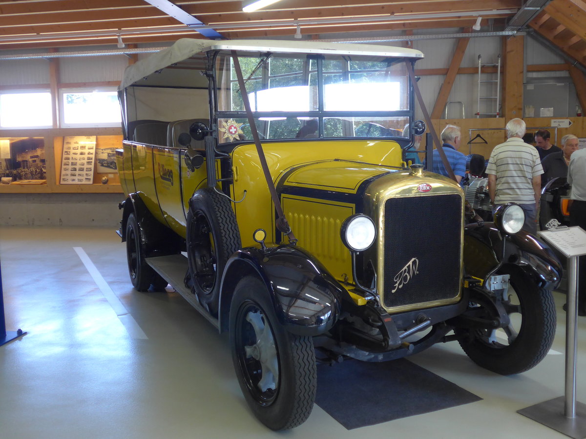 (183'930) - R�llin, Hirzel - FBW/Seitz-Hess (ex RhV Altst�tten Nr. 31; ex P 2881/1529) am 23. August 2017 in Wetzikon, FBW-Museum