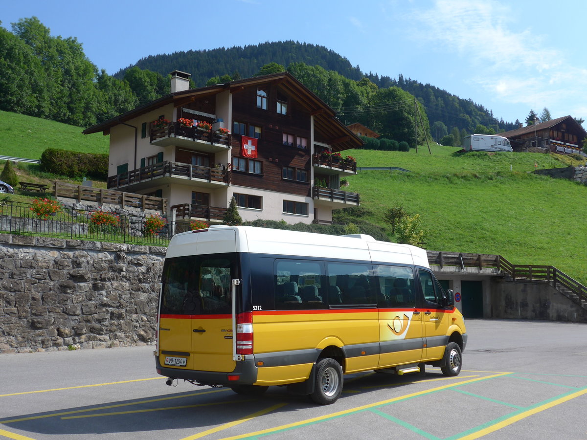 (183'984) - TPC Aigle - VD 1254 - Mercedes am 24. August 2017 beim Bahnhof Le S�pey