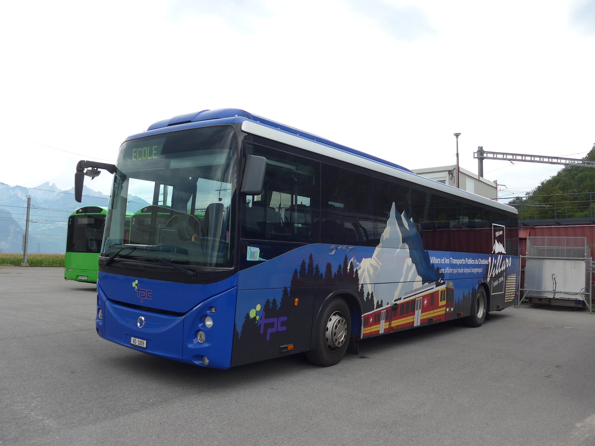 (184'005) - TPC Aigle - Nr. 15/VD 1009 - Irisbus (ex Nr. 16) am 24. August 2017 in Aigle, D�p�t