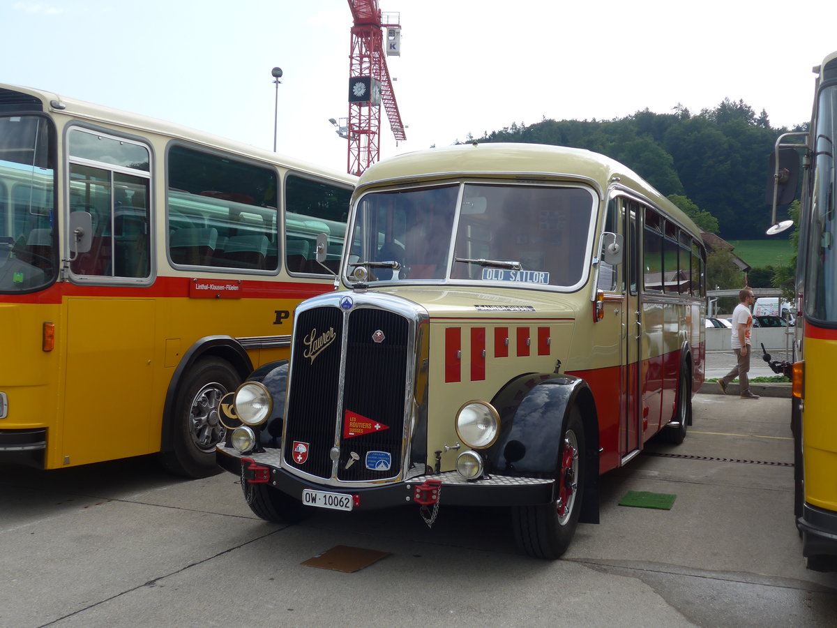 (184'329) - Imfeld, Sachseln - OW 10'062 - Saurer/T�scher (ex L�tscher, Neuheim) am 26. August 2017 in Oberkirch, CAMPUS Sursee