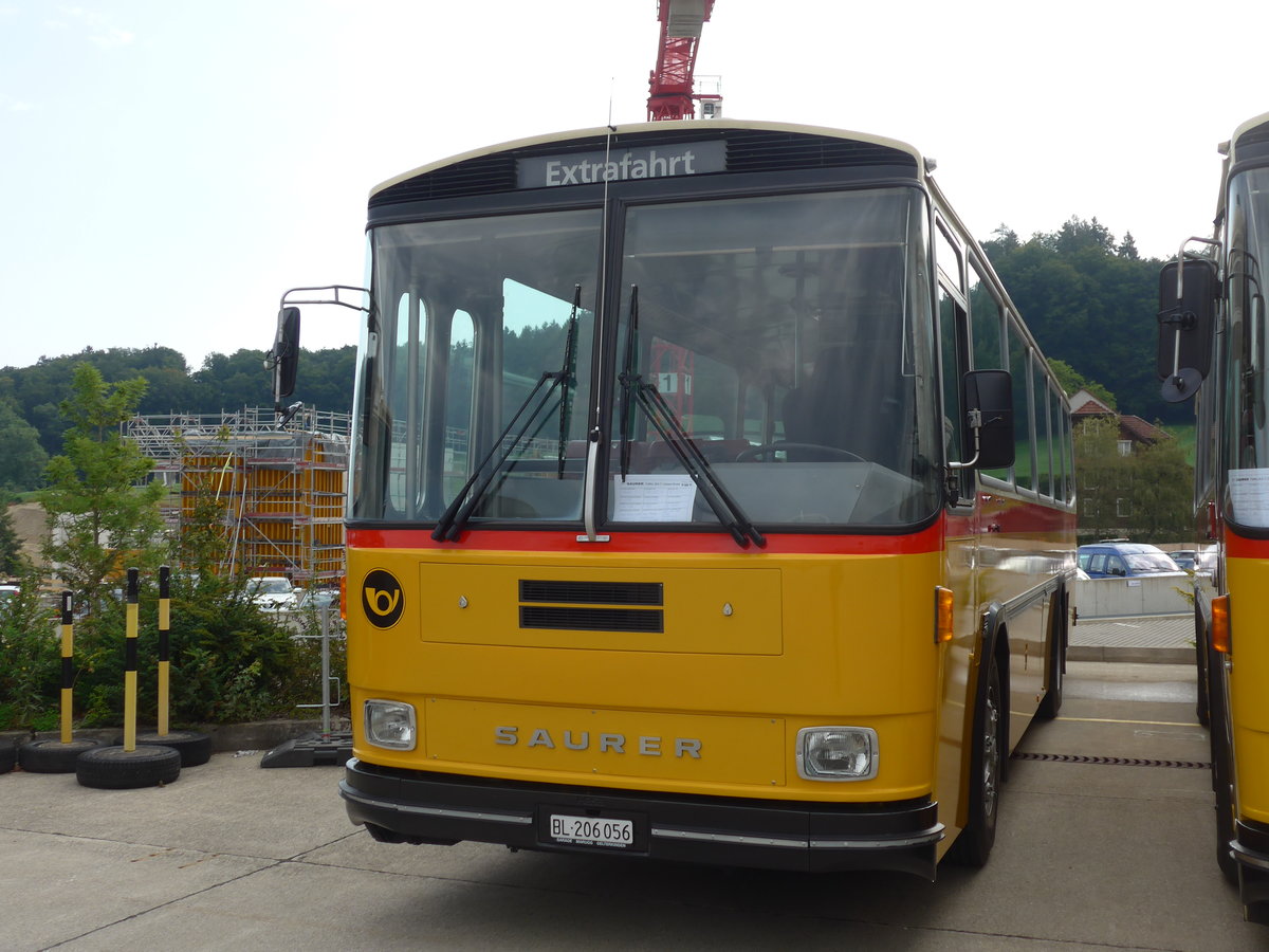 (184'332) - Marugg, Gelterkinden - BL 206'056 - Saurer/Hess (ex D�rfelt, D-Gahlenz; ex P 24'254) am 26. August 2017 in Oberkirch, CAMPUS Sursee