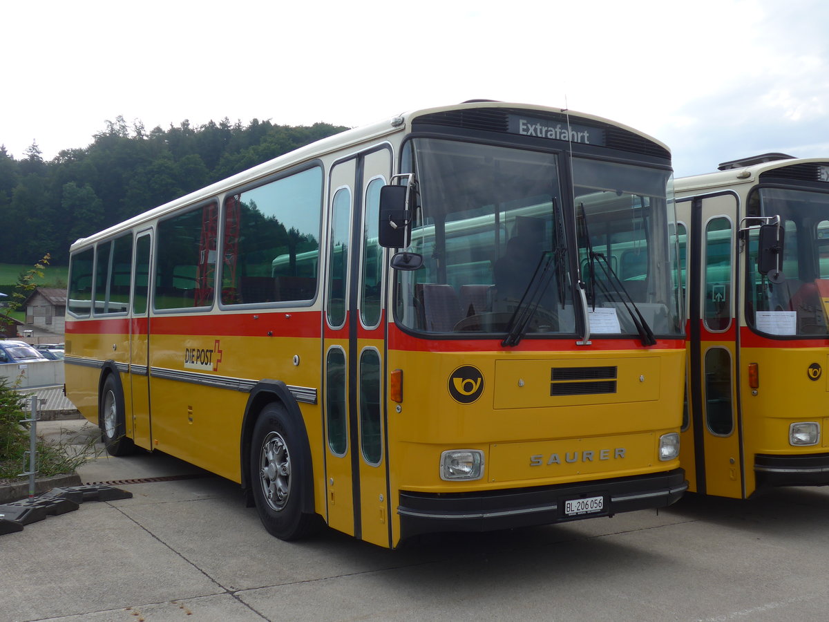 (184'334) - Marugg, Gelterkinden - BL 206'056 - Saurer/Hess (ex D�rfelt, D-Gahlenz; ex P 24'254) am 26. August 2017 in Oberkirch, CAMPUS Sursee