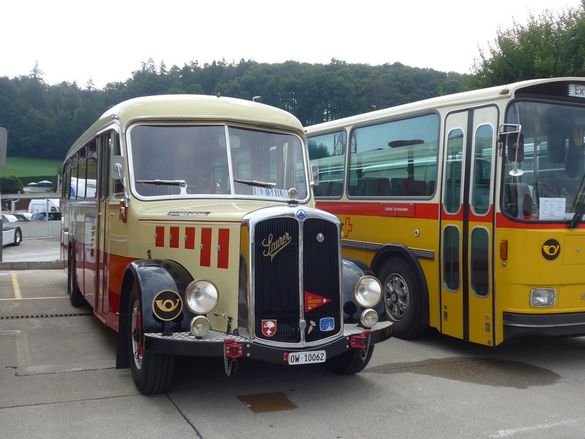 (184'337) - Imfeld, Sachseln - OW 10'062 - Saurer/T�scher (ex L�tscher, Neuheim) am 26. August 2017 in Oberkirch, CAMPUS Sursee