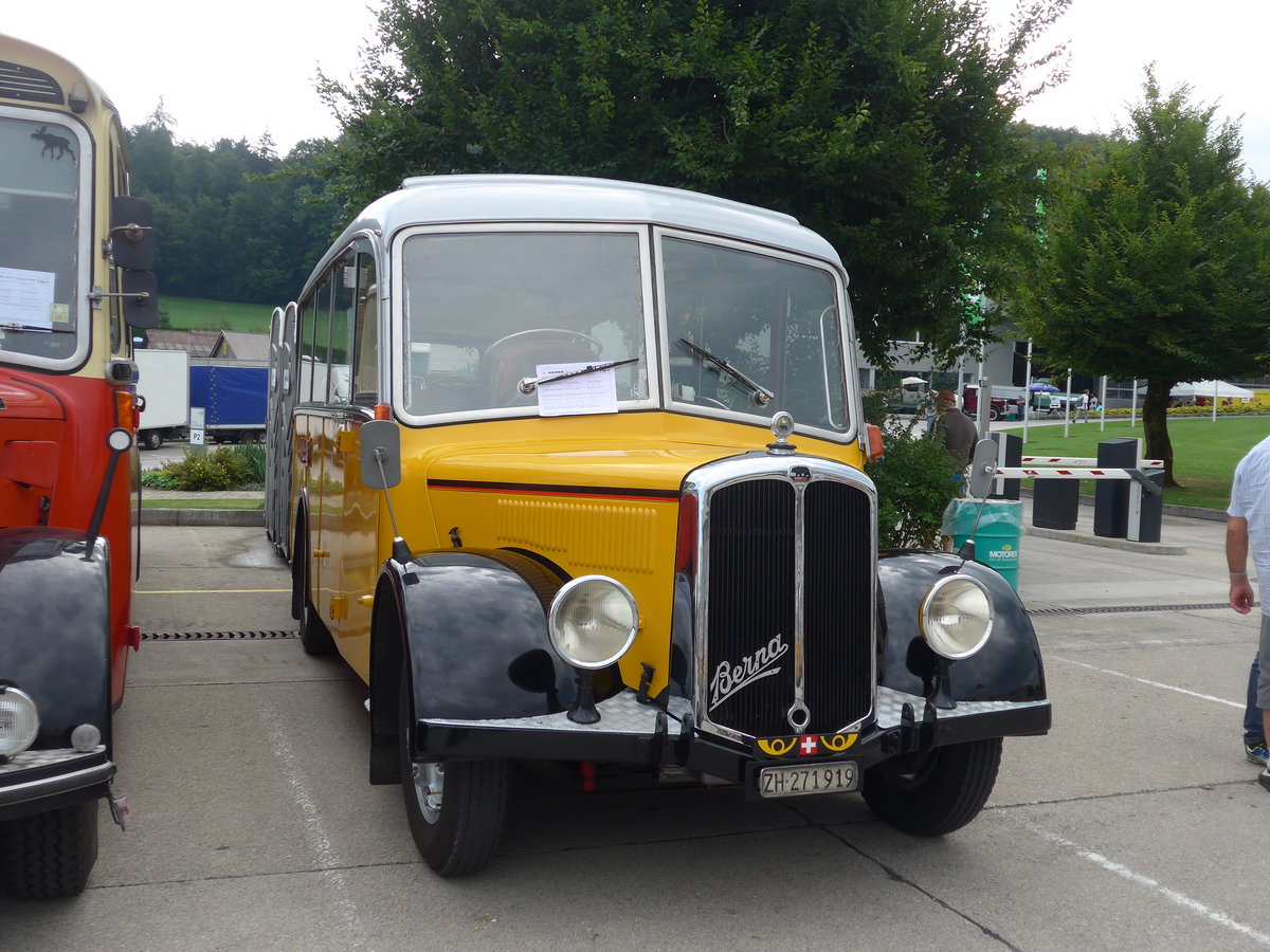 (184'340) - Hurter, M�nchaltdorf - ZH 271'919 - Berna/FHS (ex Volkart, Russikon; ex ASD Aigle; ex P 21'003) am 26. August 2017 in Oberkirch, CAMPUS Sursee