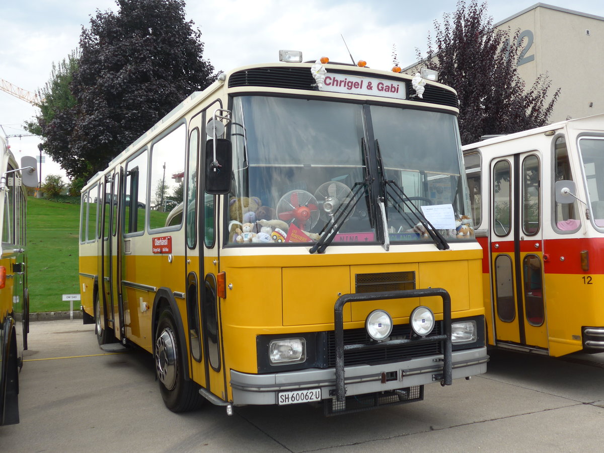 (184'346) - Oberh�nsli, Thayngen - SH 60'062 U - FBW/T�scher (ex Bus-Halter, Wil Nr. 9) am 26. August 2017 in Oberkirch, CAMPUS Sursee