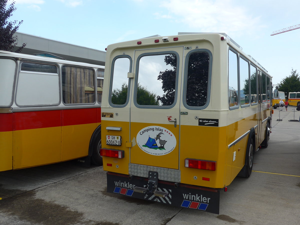 (184'382) - Oberh�nsli, Thayngen - SG 60'062 U - FBW/T�scher (ex Bus-Halter, Wil Nr. 9) am 26. August 2017 in Oberkirch, CAMPUS Sursee