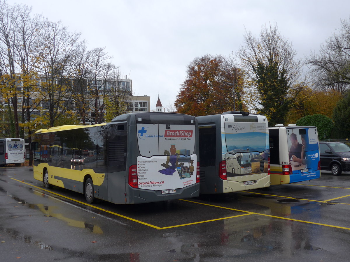 (186'262) - STI Thun - Nr. 180/BE 752'180 - Mercedes am 6. November 2017 bei der Schiffl�ndte Thun