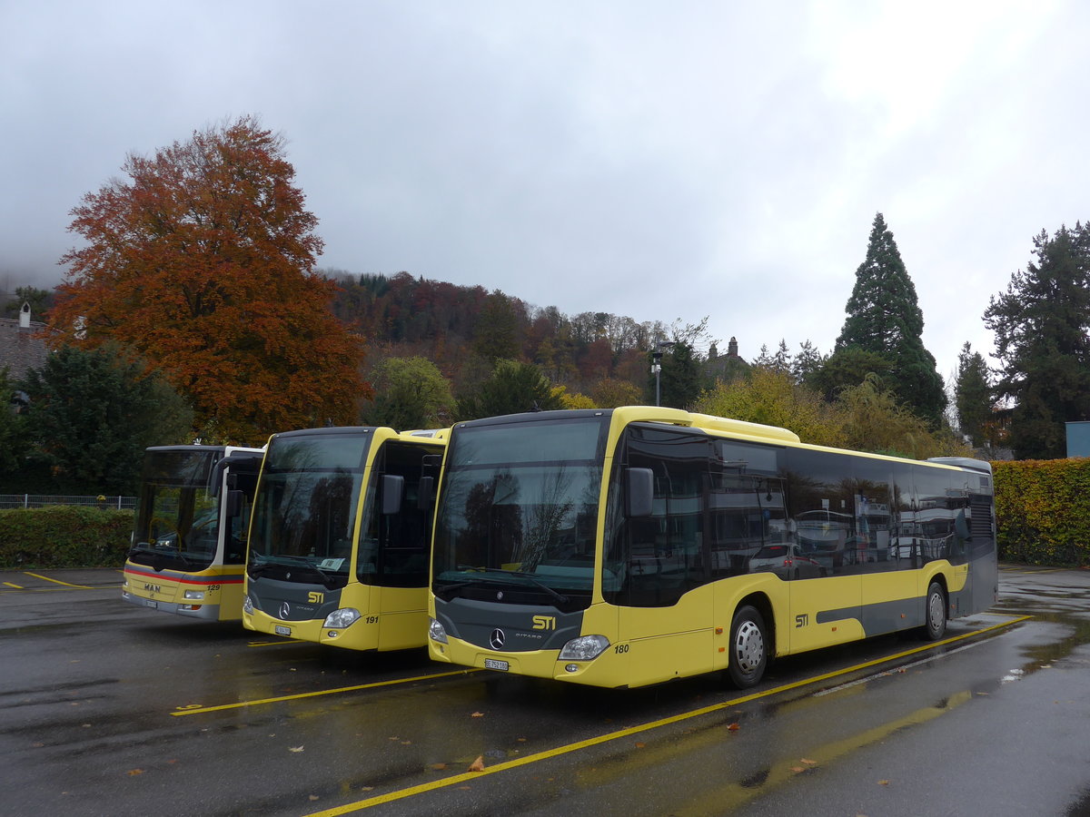 (186'263) - STI Thun - Nr. 180/BE 752'180 - Mercedes am 6. November 2017 bei der Schiffl�ndte Thun