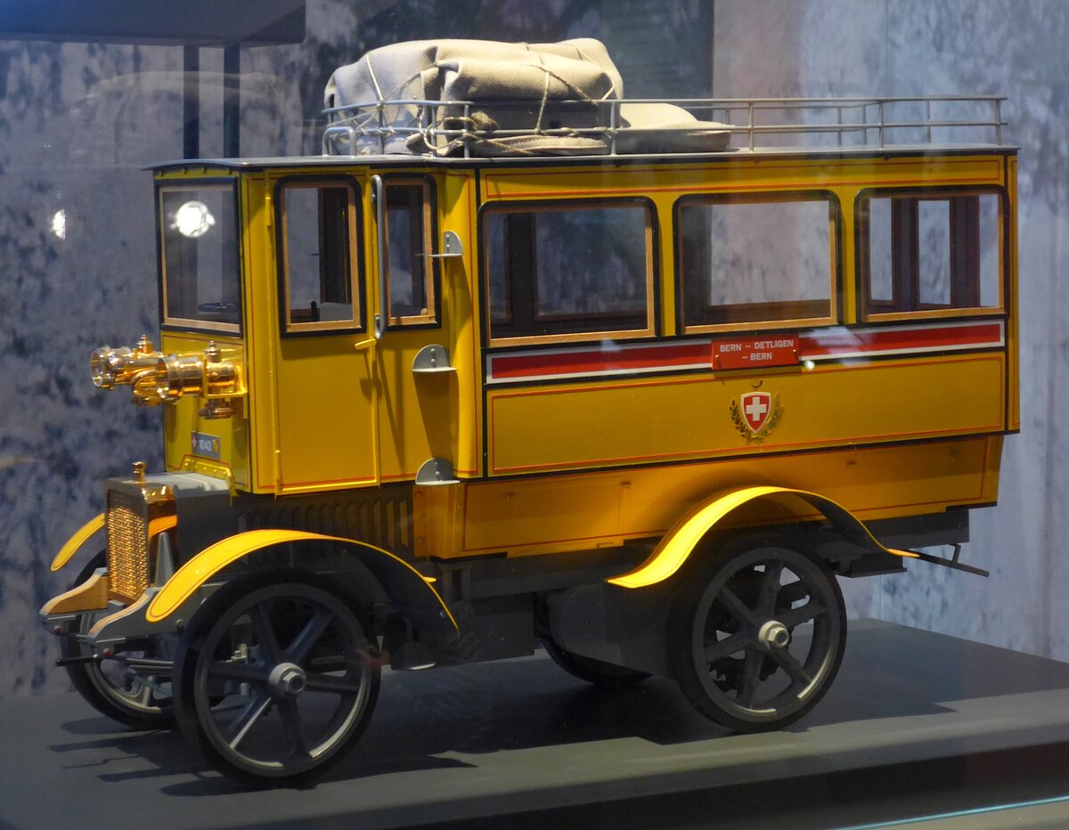 (186'545) - PTT-Regie - P 2654 - Martini/Martini (ex 1043) am 19. November 2017 in Bern, Museum f�r Kommunikation (Modell)