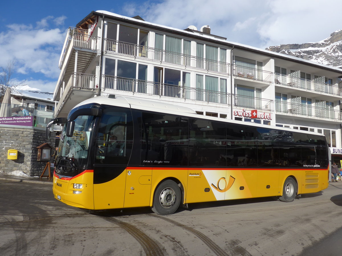 (187'395) - PostAuto Graub�nden - GR 173'204 - MAN am 26. Dezember 2017 in Flims, Bergbahnen
