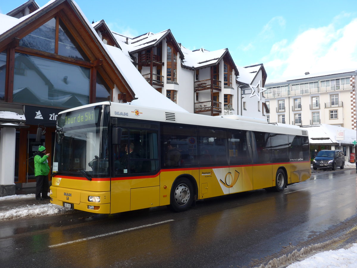 (187'566) - D�nser, Trimmis - GR 7905 - MAN am 1. Januar 2018 in Lenzerheide, Post