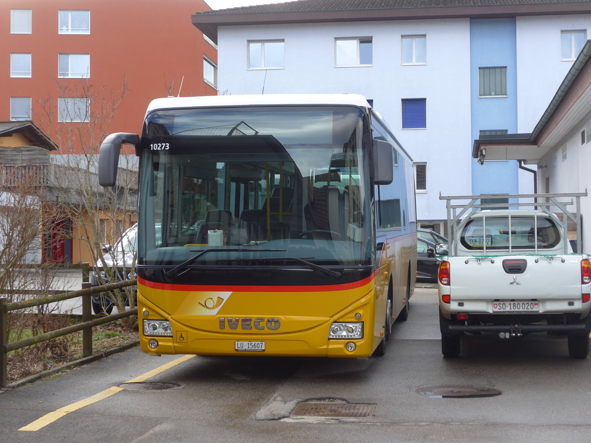 (187'652) - Schnider, Sch�pfheim - LU 15'607 - Iveco am 2. Januar 2018 in Sch�pfheim, Garage