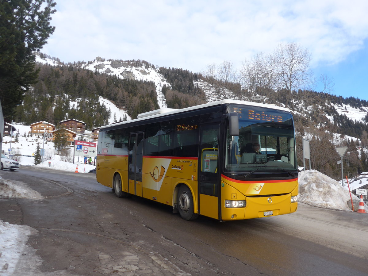 (187'911) - Buchard, Leytron - VS 213'104 - Irisbus am 14. Januar 2018 in Anz�re, T�l�cabine