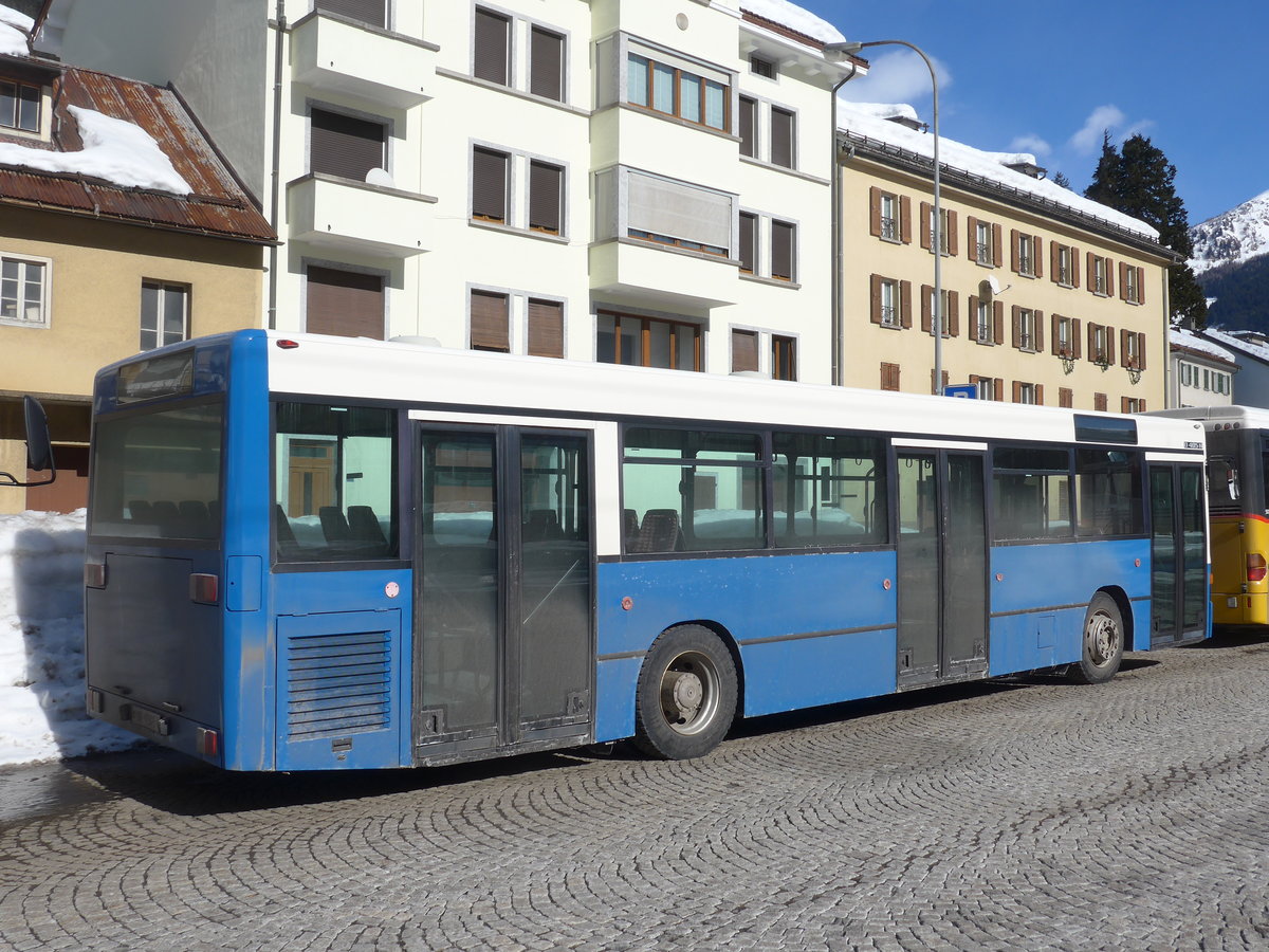 (188'601) - Meyer, G�schenen - UR 9345 - Mercedes (ex VBL Luzern Nr. 555; ex Gowa, Luzern Nr. 55) am 14. Februar 2018 beim Bahnhof Airolo