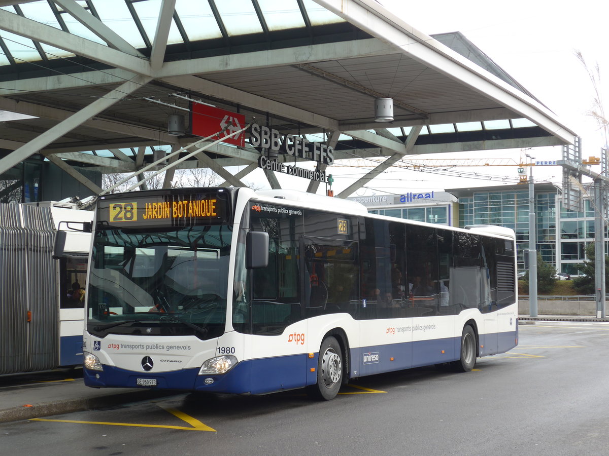 (189'281) - Globe-Limo, Gen�ve - Nr. 1980/GE 960'973 - Mercedes am 12. M�rz 2018 in Gen�ve, A�roport