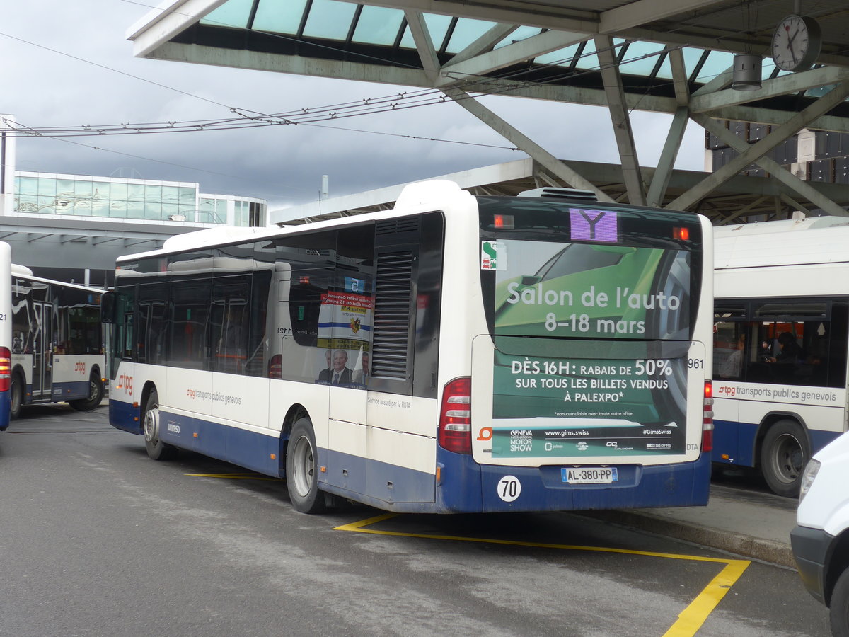(189'289) - Aus Frankreich: TPG Gen�ve (France) - Nr. 961/AL 380 PP - Mercedes am 12. M�rz 2018 in Gen�ve, A�roport