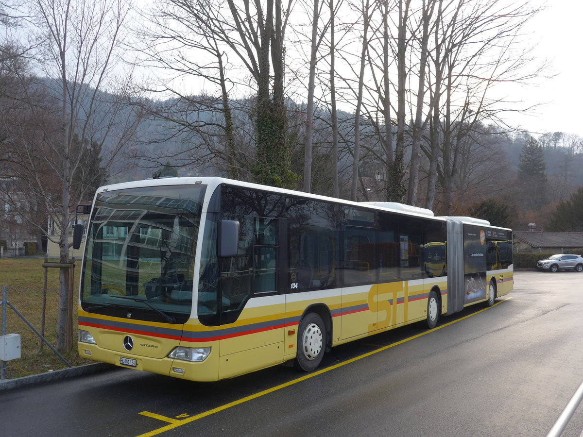 (189'603) - STI Thun - Nr. 134/BE 801'134 - Mercedes am 26. M�rz 2018 bei der Schiffl�ndte Thun