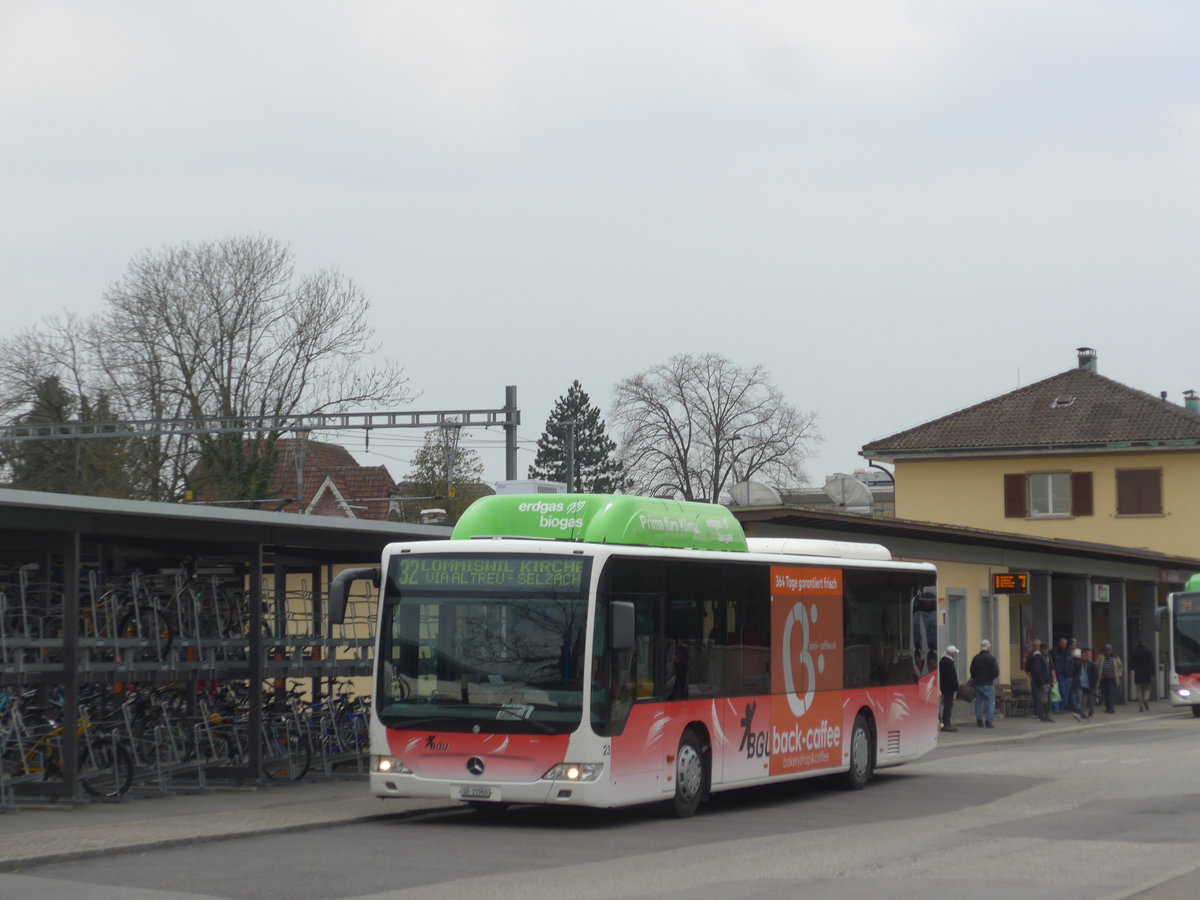 (189'644) - BGU Grenchen - Nr. 23/SO 21'960 - Mercedes am 26. M�rz 2018 beim Bahnhof Grenchen S�d