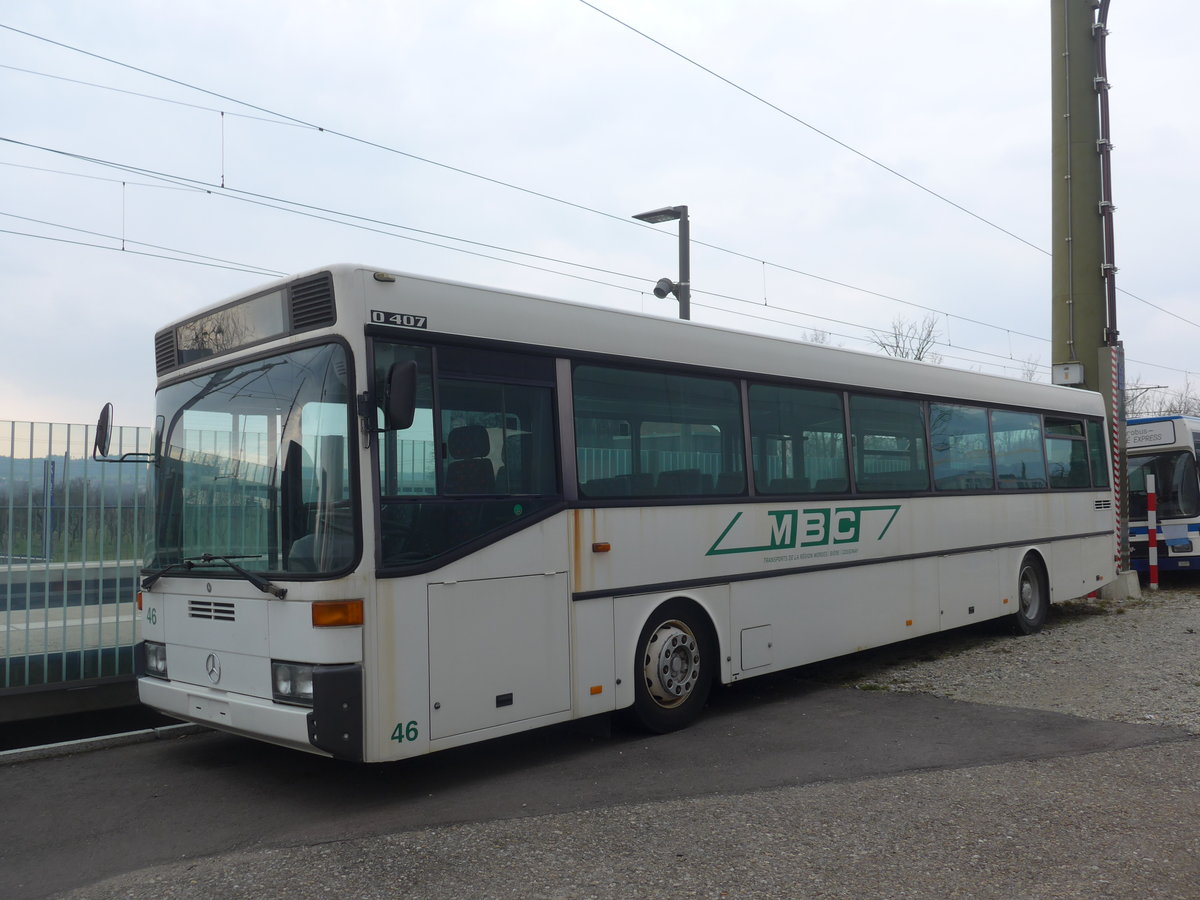 (189'649) - MBC Morges - Nr. 46 - Mercedes am 26. M�rz 2018 beim Bahnhof Bellach