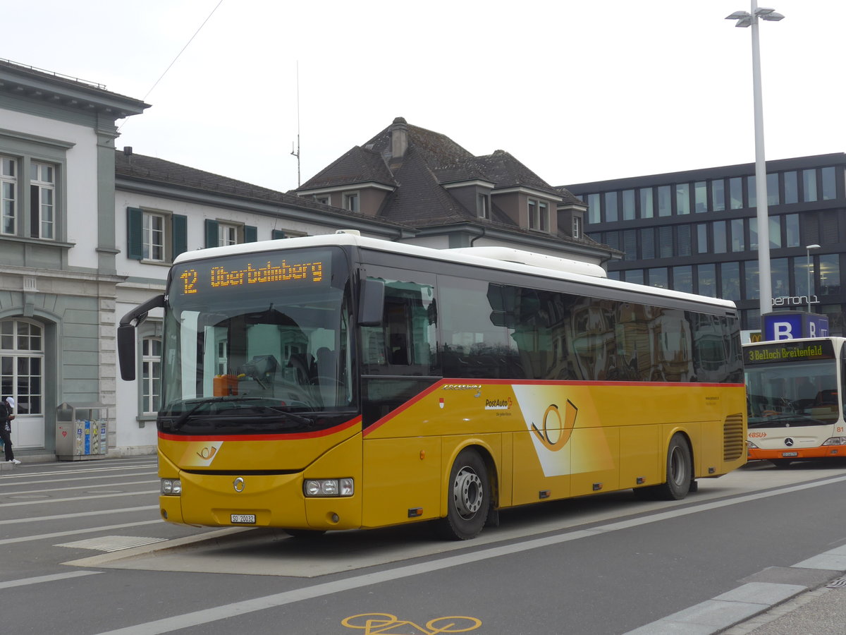 (189'667) - Flury, Balm - SO 20'032 - Irisbus am 26. M�rz 2018 beim Hauptbahnhof Solothurn