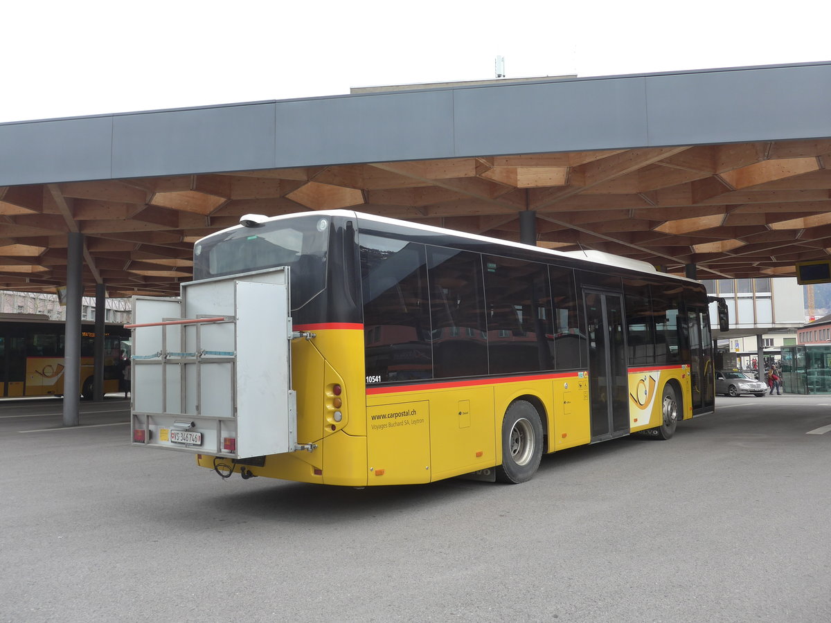 (189'754) - Buchard, Leytron - VS 346'746 - Volvo am 30. M�rz 2018 beim Bahnhof Sion