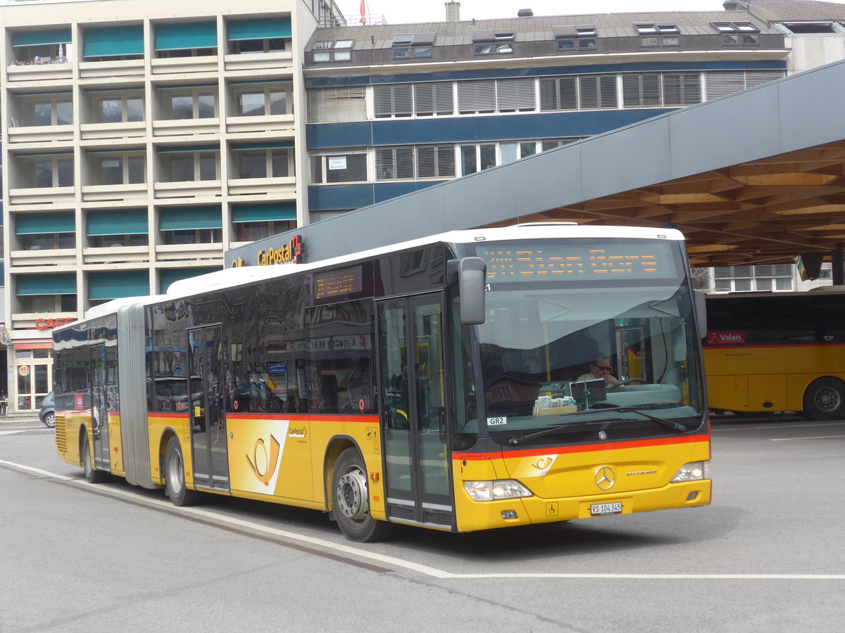 (189'773) - Buchard, Leytron - VS 104'345 - Mercedes am 30. M�rz 2018 beim Bahnhof Sion