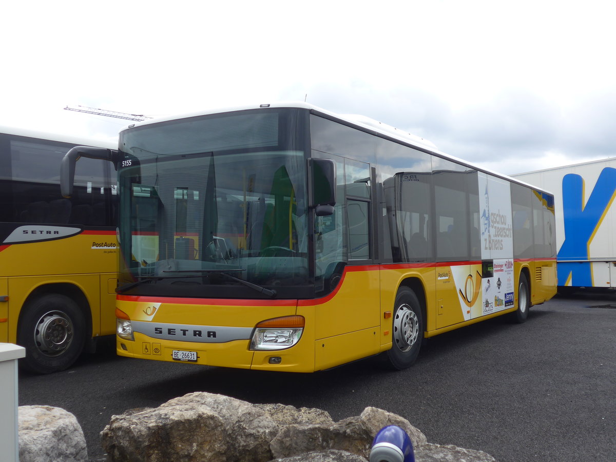 (189'840) - Fl�ck, Brienz - Nr. 6/BE 26'631 - Setra am 1. April 2018 in Kerzers, Interbus
