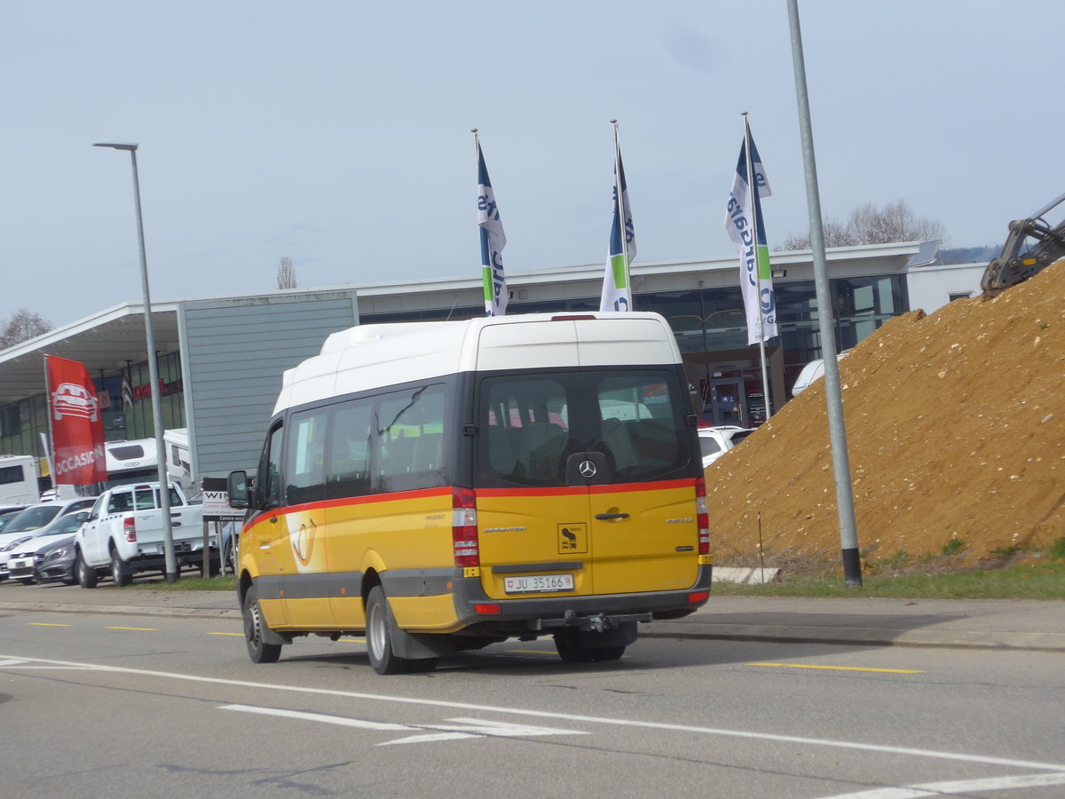 (189'932) - Odiet, Pleigne - JU 35'166 - Mercedes am 2. April 2018 in Del�mont, Sainte-Catherine