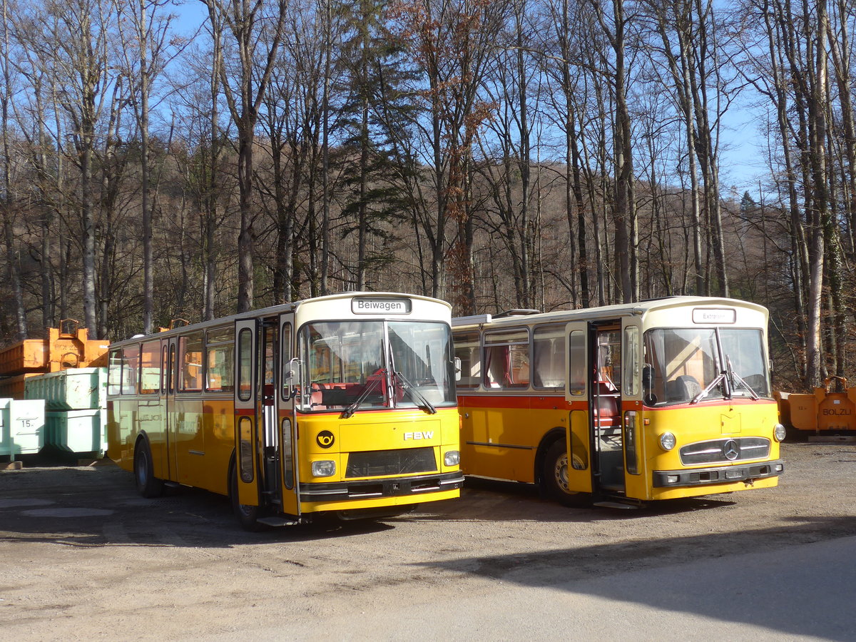 (190'021) - Fischer, Sch�pfen - FBW/R&J (ex RWB M�nsingen; ex Alga, D-Sittensen; ex PM-Oldi-Club, D-Hamburg; ex Burri, Teuffenthal) am 7. April 2018 in Oberburg, Ziegelgut