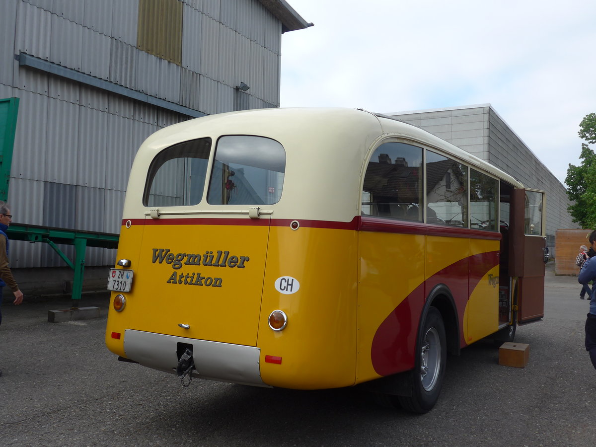 (192'396) - Wegm�ller, Attikon - ZH 7310 - Berna/R&J (ex M+79'501) am 5. Mai 2018 in Attikon, Wegm�ller